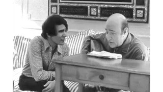 من ارشيف الزمن الجميل   بروفه بصوت عبد الحليم و عبدالوهاب و اغنيه يا خالى القلب دندنها