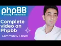 phpbb forum how to create phpbb community Forum step by step for beginners