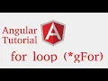 Angular 9 tutorial in Hindi for loop ngFor