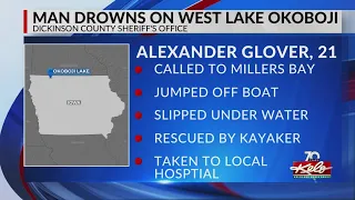 Man drowns on West Lake Okoboji