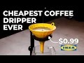 Can a 0 99 IKEA Funnel Make Great Coffee IKEA vs V60 Brew Test