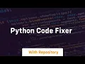 python code fixer