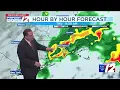 WPRI 12 Weather Forecast for 25 Rain some heavy this morning