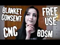 BDSM 101 Free Use Blanket Consent CNC