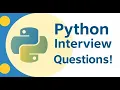 Only 10 Pass Python Interview Questions You Must Know