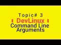 Bash Shell Scripting - Topic 3