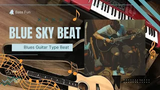 Download Blue Sky | Blues Guitar Type Beat | Blues Rock Instrumental(Bass Fun) MP3