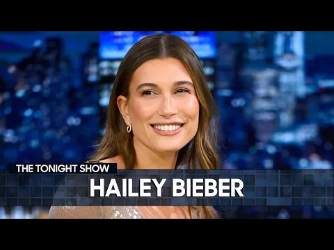 Download MP3 Hailey Bieber Talks Justin Bieber, Hannah Montana and Her Skin-Care Line Rhode | The Tonight Show
