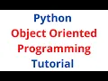 Python Object Oriented Programming Tutorial