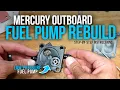 Low Pressure Fuel Pump REBUILD Mercury EFI Outboard