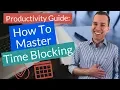 Time Blocking Mastery Be More Productive Printable PDF Excel Template