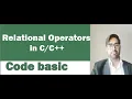 Relational Operators and Relational Expressions in C C C Programming Tutorials