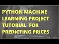 Predicting Boston Housing Prices in Python using sklearn statmodels libraries