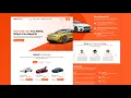 Build a Responsive Car Rental Website Using HTML CSS JavaScript