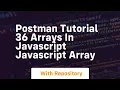 Postman tutorial 36 arrays in javascript javascript array