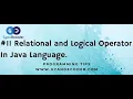 Relational and logical operator