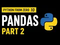 Python From Zero 10 Pandas Part 2