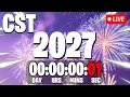 NEW YEAR S 2027 COUNTDOWN LIVE Central Standard Time CST New Year Countdown