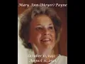 Mary Ann Moyer Payne Memorial Service - May 21 2022