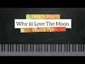 Phony Ppl. - Why iii Love The Moon - PIANO TUTORIAL (Part 1)