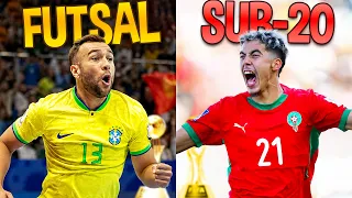 O ATUAL Campeão de CADA Copa do Mundo (Futsal, Sub-20, Sub-17, etc...)