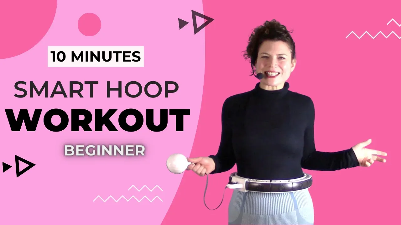 Smart Hoop Workout | 10 minute beginners workout using a smart hoop