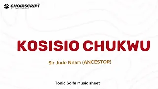 kosisochukwu by jude nnam solfa notation 