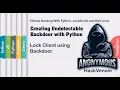 Lock Client using Backdoor Creating Undetectable Backdoor with Python HackVenom