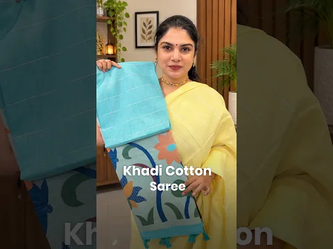 Khadi Cotton Saree | templedesigner.com