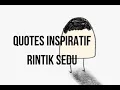 Rintik Sedu Kata: Kamu Menyayangiku, Tapi Ternyata Tidak Sesayang Itu..