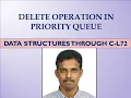 PRIORITY QUEUE DELETE LEC72