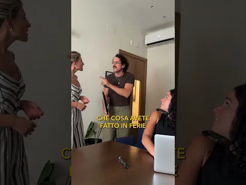 PRIMO GIORNO DI UFFICIO