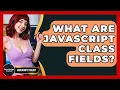 What Are JavaScript Class Fields - JavaScript Toolkit