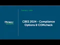 CBES 2024 - Compliance Options and COMcheck