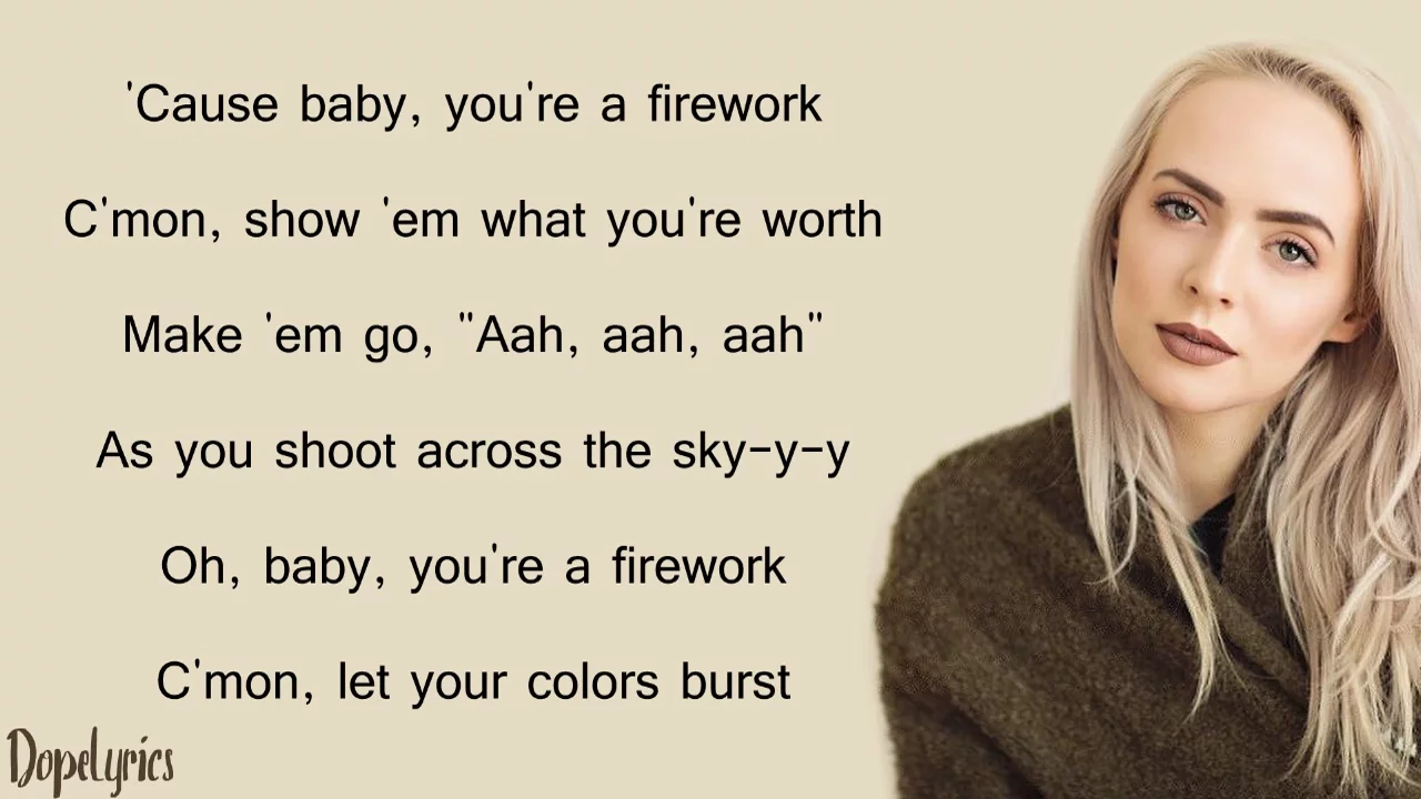 Katy Perry - Firework (Lyrics)(Madilyn Bailey Cover)