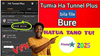 jinsi ya kutumia vpn ya ha tunnel bila file njia mpya free internet ipo vizuri 