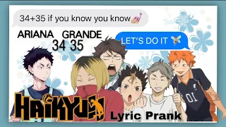 Bottoms Prank 34 35 - Haikyuu Texts