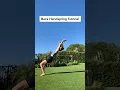 Back handspring tutorial