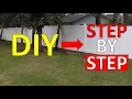 HOW TO Install Vinyl Fence Freedom 6 Step By Step