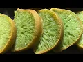 Banh Bo Nuong Khuon Bundt Bot Noi Double Acting - Pandan Honeycomb Cake