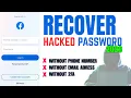 HOW TO RECOVER HACKED FACEBOOK ACCOUNT Bypass 2FA Email Phone Change 2026 Exploit