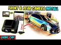 How to Install Front \u0026 Rear View Camera DASH CAM AQP Review