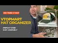 Vtopmart Hat Cap Organizer Display Case - We tried it out
