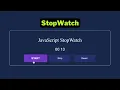 Javascript stopwatch project for beginners 2023 using html and css Papa Developer