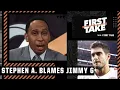Stephen A is putting most of the 49ers loss on Jimmy G That ain t the dude First Take