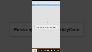 Keyboard Events in Javascript Html Css and JavaScript