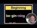 How to Spell Beginning Meaning Pronunciation Easy Spelling Tips
