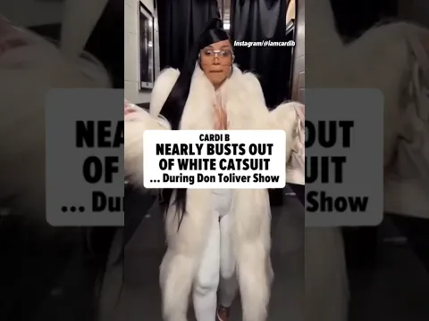 Cardi B Rocks Daring Cutout Catsuit for Don Toliver Surprise Performance