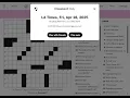 The Washington Post LA Times Crossword 2025