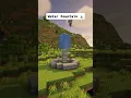 Lagu Minecraft Build Hack: Simple Water Fountain!⛲💧#shorts